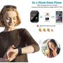Smart Watch,Smartwatch for Android Phones, Smart Watches Touchscreen with Camera Bluetooth Watch Phone with SIM Card Slot Watch Cell Phone Compatible Android iOS Samsung Phones Men Women