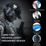 Gaming Headset with Mic for Xbox One,PC,PS4,Over-Ear Headphones with Volume Control LED Light Cool Style Stereo,Noise Reduction for Laptops,Smartphone,Computer,Nintendo Switch