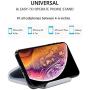 SAMDI Wood Cell Phone Stand for iPhone 5 6 7 8 X Plus, LG, Huawei, XiaoMi, Samsung Galaxy S5 S7 S6 (Oak Wood Gray)