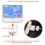 AKWOR 30 Pin Adapter | 8 Pin Male to 30 Pin Female | Works with Smartphones, Cars, Docking Stations and More - White