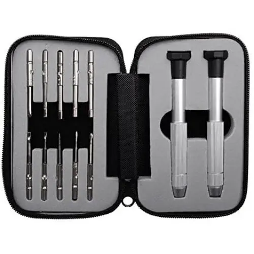 ETopLike Screwdrivers Kit Repair Tool for Eyeglass/Glasses/Watch/Cellphone/Clock (12PCS, Travel Pocket) ETopLike Screwdrivers Kit Repair Tool for Eyeglass/Glasses/Watch/Cellphone/Clock (12PCS, Travel Pocket)