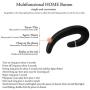 Ear Hook Bluetooth Wireless Headphones,Non Ear Plug Headset with Microphone,Single Ear Noise Cancelling Earphones Painless Wearing with Earbuds Case for Android Smartphones,iPhone X 8 7 6 (Black)