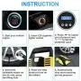 Portable Air Compressor Pump Digital Tire Inflator 150PSI DC 12V Car Air Pump with LED Light Auto tire inflator for Car, Bicycle, Motorcycle, Basketball and Other Inflatables(Yellow) Portable Air Compressor Pump Digital Tire Inflator 150PSI DC 12V Car Air Pump with LED Light Auto tire inflator for Car, Bicycle, Motorcycle, Basketball and Other Inflatables(Yellow)