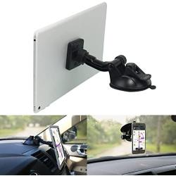 Magnetic Phone Tablet Holder for Car,OHLPRO Dash Windshield Dashboard Mount 360 Degree Rotating Super Strong Magnet TPU Suction Viscosity for iPhone iPad Size 4"- 10" Tablet Mount