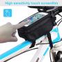 YSONG Bike Phone Front Frame Bag Bicycle Bag Waterproof Bike Phone Mount Top Tube Bag Bike Phone Case Holder Accessories Cycling Pouch Compatible with iPhone 11 XS Max XR Below 6.5”