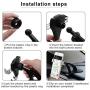 Topfit Model 3 Model Y Dashboard Cell Phone Holder Car Phone Mount with Stable Clip Base Compatible Tesla Model 3&Y