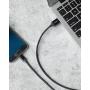 Anker [2-Pack 6ft] Nylon Braided Tangle-Free Micro USB Cable with Gold-Plated Connectors for Android, Samsung, HTC, Nokia, Sony and More (Black)