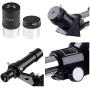 AW 70mm Astronomical Refractor Telescope Refractive Spotting Scope Eyepieces Tripod Kids Beginners