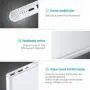 Poweradd 2ND Gen Pilot 2GS 10000mAh Power Bank, Dual USB Port 3.4A Portable Charger with High-Speed Charge for iPhone, Ipad, Samsung, Mobile Phones and Tablet- Silver