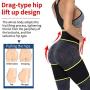 Sprifloral Waist Trainer for Women - Low Waist Ultra Light Butt Lifter Shaper Thigh Trimmers with Adjustable Belt | Hip Enhancer Invisible Lift Shapewear for Workout,Fitness,Training