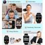 Amazqi Smart Watch, Smartwatch Phone with SD Card Pedometer Call Text Notification SIM Card Slot Music Player Camera Compatible for Android Samsung Huawei and iPhone (Partial Functions) for Men Women