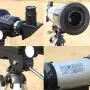 150X Professional Space Astronomical Monocular Telescope with Barlow Lens Eyepiece and Tripod and Moon Filter