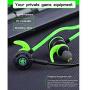 Gaming Headset, Earbuds, High Definition, in-Ear, with HD Stereo Sound and Noise Cancelling Mic, The Best Choice for Playing Games