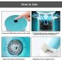 Electronic Mosquito Killer USB Powered LED Inhaler Mosquito Repellent Lamp Bug Zapper Insect Fly Pest Catcher for Indoor Outdoor No Radiation, Ultra-Quiet