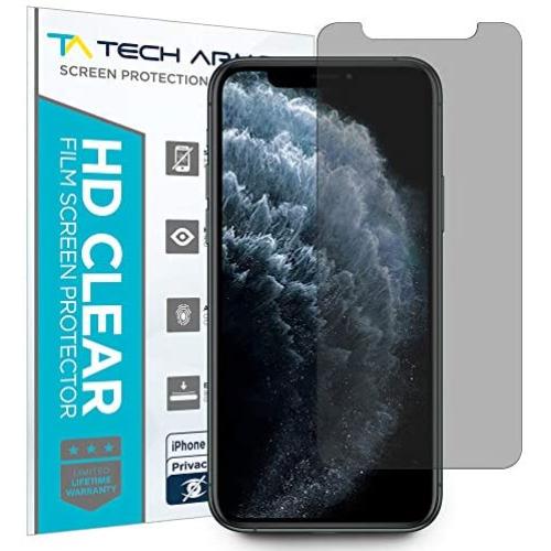 Tech Armor 4Way 360 Degree Privacy Film Screen Protector for New Apple iPhone 11 Pro Max/iPhone Xs Max [1Pack] Case-Friendly, Scratch Resistant, 3D Touch Accurate Designed for 2019 iPhone 11 Pro Max