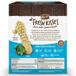 Merrick Fresh Kisses Medium Oral Care Dental Dog Treats; for Dogs 25-50 lbs