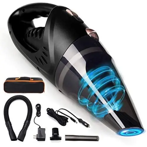 GNG Handheld Vacuum Cleaner 12v Portable Cordless Vacuum with Car & Wall Rechargeable Lithium-ion, Black Detailing Vacuum Cleaners for Wet and Dry Furniture, Dust Buster, Carpets, Floors, Vehicles GNG Handheld Vacuum Cleaner 12v Portable Cordless Vacuum with Car & Wall Rechargeable Lithium-ion, Black Detailing Vacuum Cleaners for Wet and Dry Furniture, Dust Buster, Carpets, Floors, Vehicles