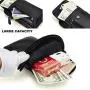VIIGER Cell Phone Purse Small Crossbody Purse Mens Crossbody Phone Pouch Case Leather Belt Pouch Belt Holder Holster Belt Loop Bag Messenger Wallet for iPhone 11 Pro Max/Xs Max/7 Plus/8 Plus, Black