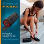 TREBLAB FX100 - Extreme Bluetooth Speaker - Loud, Rugged for Outdoors, Shockproof, Waterproof IPX4, Built-In 7000mAh Power Bank, HD Audio w/ Deep Bass, Portable Wireless Blue Tooth Microphone Mic