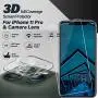 iPhone 11 Pro Screen Protector + Camera Lens Protectors By BIGFACE, [2 + 2 Pack] Premium HD Clear Tempered Glass, Anti- Scratch, HD Clarity, Case Friendly, Anti-Bubble 3D Touch Accuracy Film