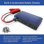 HALO Bolt 58830 mWh Portable Phone Laptop Charger Car Jump Starter with AC Outlet and Car Charger - Blue Graphite