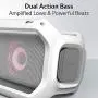 LG PK7W XBOOM Go Water-Resistant Wireless Bluetooth Party Speaker with Up To 22 Hours Playback - White LG PK7W XBOOM Go Water-Resistant Wireless Bluetooth Party Speaker with Up To 22 Hours Playback - White
