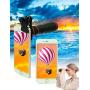 Cell Phone Camera Lens Kit,14 in 1 Universal 22x Zoom Telephoto,0.63Wide Angle+15X Macro+198°Fisheye+2X Telephoto+Kaleidoscope+CPL/Starlight/Eyemask/Tripod/Remote Shutter,For Iphone Smartphone (black)