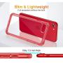 ESR Air Armor Designed for iPhone SE 2020 Case/iPhone 8 Case [Shock-Absorbing] [Scratch-Resistant] [Military Grade Protection] Hard Polycarbonate + Flexible Polymer Frame, for iPhone SE 2020/8, Red