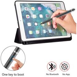 Stylus Pen Digital Pencil Fine Point Active Pen for Touch Screens, Compatible with iPhone iPad and Other Tablets (Black)