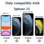 PUNYTONCY Protective iPhone 11 Case, Military Grade Magnetic Case Designed for iPhone 11 2019, Drop Tested Anti-Scratch Shockproof Waterproof Cover with Ring Car Mount Kickstand (Red 6.1 Inch)