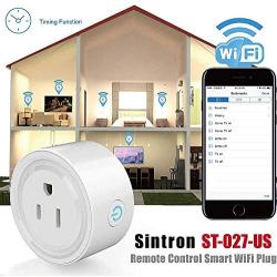 Sintron ST-027 Smart Plug Socket - (3 pcs) Works with iPhone Siri Amazon Alexa Google Home Google Assistant, No Hub Required, Energy Saving A+++, Smart Phone/PC/Mac/Linux/Windows/iOS/Android