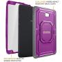 Fintie Case for Samsung Galaxy Tab A 10.1 (2016 NO S Pen Version), [Tuatara Magic Ring] 360 Rotating Multi-Functional Grip Stand Shockproof Cover Built-in Screen Protector, Purple