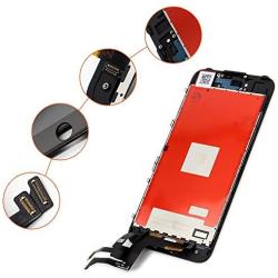 iPhone 8 Plus Screen Replacement Black 3D Touch Screen LCD Digitizer Replacement Frame Display Assembly Set with Repair Tool Kit (iPhone 8 Plus Screen, Black)