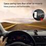 Magnetic Phone Car Mount Holder, Universal 360 Rotation Magnetic Car Phone Holder Stand, Metal Mobile Phone Holder For Car Dashboard Mount for iPhone, Samsung, Android Smartphones, GPS (Leather Black)