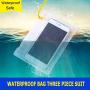 Meetory Clear Waterproof Bags Pouch Dry Bags for Camera Mobile Phone Maps Kayak Document Holder - 3 Piece Set Waterproof Plastic Pouch Utility Bags
