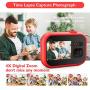 Kids Camera for Girls and Boys,Kids Digital Camera 2.0 Inches Screen 24MP 1080P Video Camcorder Mp3 Game Children Cartoon Selfie Cameras Toys for Gifts - 32GB Memory Card Included