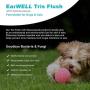 VetWELL Dog Ear Cleaner Solution & Infection Treatment for Dogs & Cats, Anti-Fungal Tris Otic Cleanser Drops Eliminates Yeast, Odor Helps Relieve Infections Due to Yeast, Mites & Bacteria - 12oz