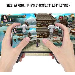 Mobile Phone Gamepad High Sensitive Handle Game Conroller High Performance Suitable for Android and for IOS, Adapt to 4.5-7.0 Mobile Phone Comes with Charging Treasure. (2200)