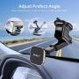 Magnetic Car Phone Mount RAXFLY 8 N52 Dashboard Windshield Magnet Car Holder 3 Metal Plate Magnetic Phone Car Mount Holder Compatible with Samsung Galaxy S20 Plus Ultra iPhone 11 XR Pro Max Smartphone
