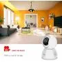 Peteme Baby Monitor 1080P FHD Home WiFi Security Camera Sound/Motion Detection with Night Vision 2-Way Audio Cloud Service Available Monitor Baby/Elder/Pet Compatible with iOS/Android