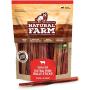 Natural Farm Bully Sticks – Extra Thin, 6-Inch Long (25-Pack) - One Ingredient: 100% Natural Beef Chews, Grass-Fed, Non-GMO, Grain-Free, Fully Digestible Beef Treats for Puppies, Small or Senior Dogs