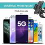 New 2020 Bicycle & Motorcycle Phone Mount，360 Rotation Universal Cell Phone Holder，The Most Secure & Reliable Bike Phone Holder for iPhone SE2/11 Pro/11/Max/XS/XR/X/8, Samsung Galaxy