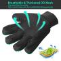 Pet Hair Remover Glove for Cat Dog, Pet Grooming Glove for Dog Cat Brush Gentle Shedding and Grooming Pet Supplies Massage Mitt Enhanced Five Finger Design Efficient for Long & Short Fur Pet, 1 Pair