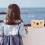 Mini Digital Camera for Kids Rechargeable Photo/Video Action Camcorder 8MP 1080P with 2.4 Inch HD Screen Support TF Card Three Consecutive Shots for Boys Girls Birthday (Pink)