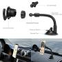 Car Phone Mount, LoyaForba Universal Phone Holder For Car Cell Phone, 360 Degrees Dashboard Desk Wall Bracket for GPS Navigation and Any Smartphone