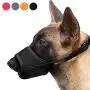 Heele Dog Muzzle Nylon Soft Muzzle Anti-Biting Barking Secure,Mesh Breathable Pets Mouth Cover for Small Medium Large Dogs 4 Colors 4 Sizes Heele Dog Muzzle Nylon Soft Muzzle Anti-Biting Barking Secure,Mesh Breathable Pets Mouth Cover for Small Medium Large Dogs 4 Colors 4 Sizes
