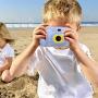 Kids Camera, 1080P 12MP Mini Child Camera Support WiFi Sharing, Dual Lens Digital Camera, Children Camcorder for Kids Gifts(Blue)