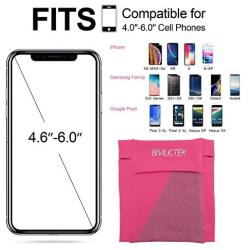 Bivilictek Cell Phone Armband for Phone Running Armband Sleeve Holder for iPhone X/XS/XR/Max/Plus & Samsung Galaxy S10/S9/Plus with Mp3 Key Holder (Pink Small)