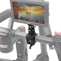 NICEYRIG Compatible QR Rod Clamp DJI RoninM MX MOZA Gimbal Stabilizer with 360 Degree Swivel Monitor Shoe Mount
