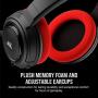 Corsair HS35 - Stereo Gaming Headset - Memory Foam Earcups - Headphones Designed for Switch and Mobile – Red